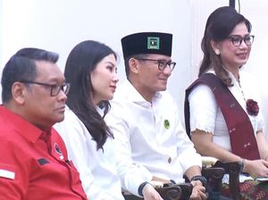Sandiaga Uno Hadiri Pengumuman Mahfud Md Jadi Cawapres Ganjar