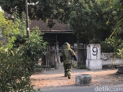 Gegana Datangi Rumah di Patangpuluhan Jogja, Lokasi Steril Radius 200 Meter
