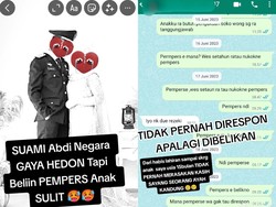 Viral Curhat Istri Abdi Negara, Suami Gaya Hedon Tak Mau Beli Pampers Anak