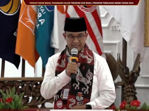 Anies: Maaf Kami Datang Agak Terlambat ke KPU, Lalu Lintas Orang Macet