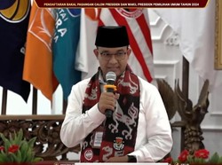 Anies: Maaf Kami Datang Agak Terlambat ke KPU, Lalu Lintas Orang Macet