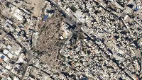 Foto Satelit RS Al-Ahli Sebelum dan Sesudah Dibom Israel