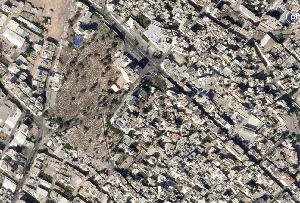 Potret Via Satelit Sekolah dan RS Tempat Warga Gaza Berlindung