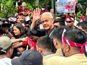 Ganjar Terima Kasih ke Parpol Pendukung hingga Relawan: I Love You Full