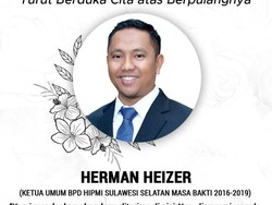 Eks Ketua Hipmi Sulsel Herman Heizer Meninggal Dunia, Ini Profilnya