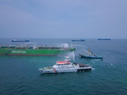 Kemenhub Gelar Latihan Gabungan Cara Tangani Pencemaran Minyak di Laut