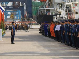 Kemenhub Gelar Latihan Penanganan Tumpahan Minyak di Laut Kemenhub Gelar Latihan Penanganan Tumpahan Minyak di Laut