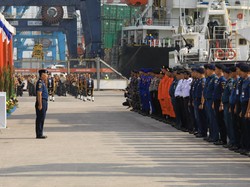 Kemenhub Gelar Latihan Penanganan Tumpahan Minyak di Laut