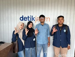 3 Mahasiswa UHT Surabaya Teliti soal Hukum Pers di Kantor detikJatim