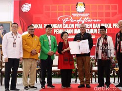 Didampingi Megawati, Ganjar-Mahfud Daftar Capres-Cawapres ke KPU