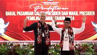 Momen Ganjar-Mahfud Md Daftar Capres-Cawapres ke KPU