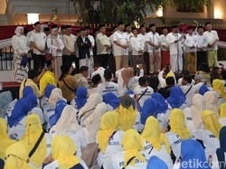 Alumni PMII Deklarasi Dukung Prabowo Capres 2024 di Kertanegara