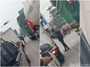Aksi Pemalakan Berparang Sopir Truk Boks Viral di Palembang, Polisi Selidiki