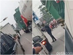 Aksi Pemalakan Berparang Sopir Truk Boks Viral di Palembang, Polisi Selidiki