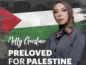 Preloved, Melly Goeslaw Kumpulkan Rp 70 Juta untuk Palestina
