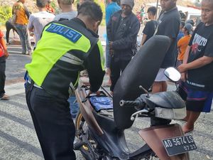 Pemotor Tewas di Jebres Solo, Rem Mendadak-Bentur Kendaraan Lain