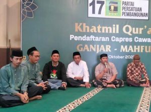 PPP Gelar Khotmil Quran Sambut Pendaftaran Ganjar & Mahfud Md