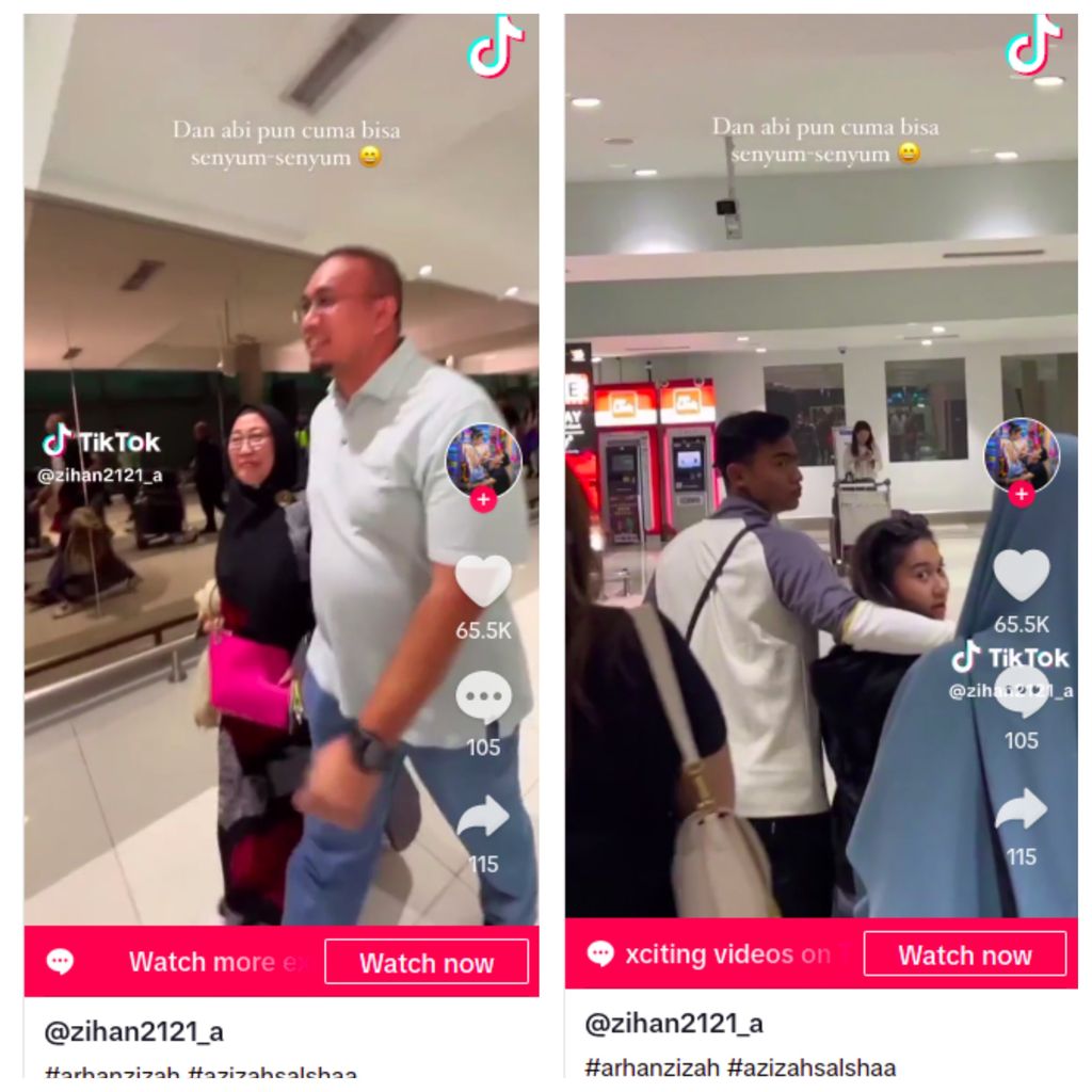 Momen Pratama Arhan rangkul Azizah Salsha