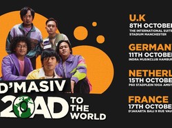 Rayakan 2 Dekade, DMasiv Sukses Tur Dunia Manggung di 7 Negara