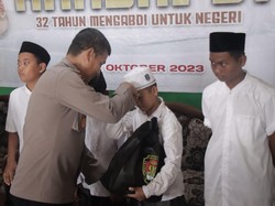 Santuni Santri di Aceh, Leting Kapolri Minta Didoakan Sukses Amankan Pemilu