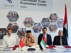 RI Ekspor Perhiasan Emas Rp 4,5 Triliun ke Uni Emirat Arab