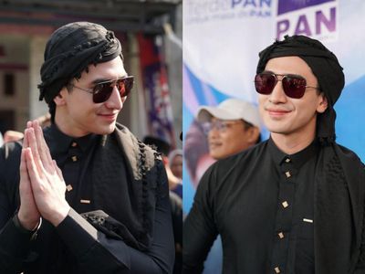 7 Gaya Verrell Bramasta Cari Dukungan ke Daerah Jelang Pemilu, Pakai Gamis