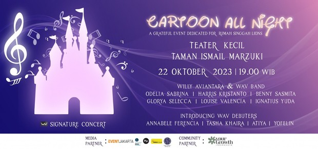 Konser Oktober 2023, Cartoon All Night/ Foto: Loket.com