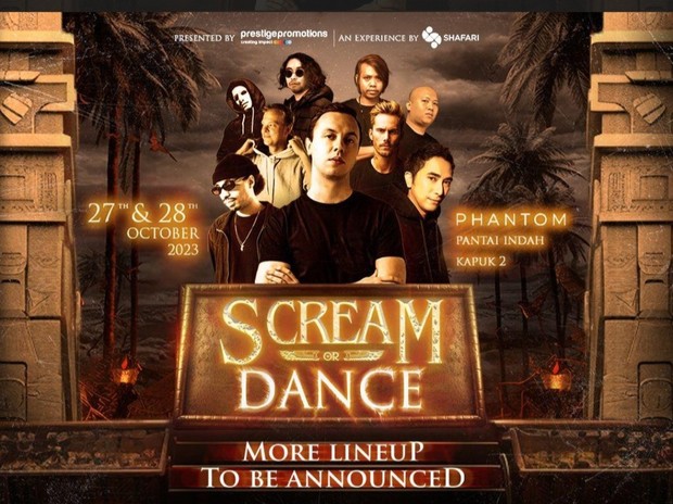 Konser Oktober 2023, Scream or Dance Festival 2023/ Foto: Carousell