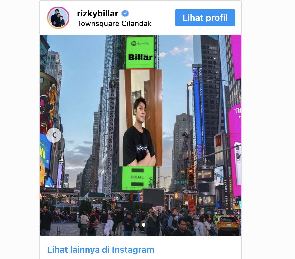 Lesti Kejora di Times Square