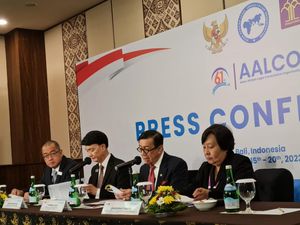 Yasonna Dorong Negara Asia-Afrika Aktif Bersuara Desak Hukuman ke Israel Yasonna Dorong Negara Asia-Afrika Aktif Bersuara Desak Hukuman ke Israel