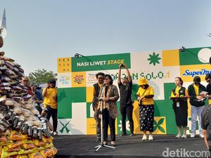 Festival Jajan Solo Dibuka, Ada Seribuan Makanan Dibagi Gratis Tiap Hari