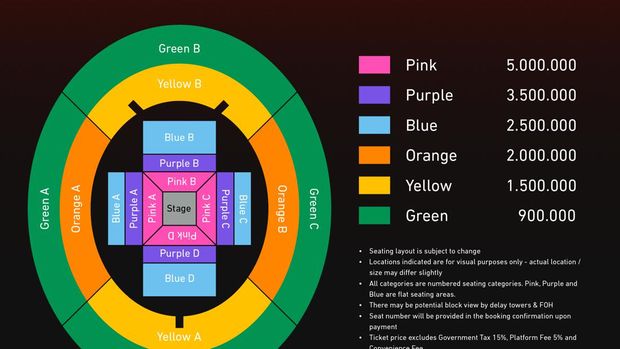 Poster Konser Ed Sheeran di Jakarta 2024