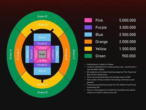 Poster Konser Ed Sheeran di Jakarta 2024