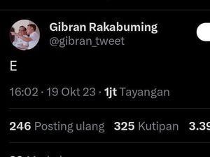 Teka-teki Gibran Posting Huruf E