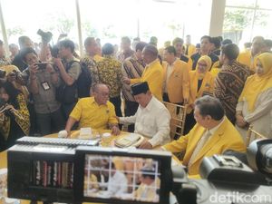 Prabowo Hadiri Tasyakuran HUT ke-59 Partai Golkar