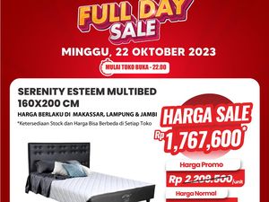 Tempat Tidur Ini Diskon Rp 2,3 Juta di Transmart Full Day Sale!
