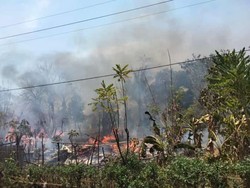 Kebakaran 2 Rumah Panggung di Wajo, Lansia 80 Tahun Tewas Terjebak