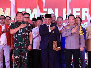 Kapolri dan Panglima TNI Deklarasi Pemilu 2024 Aman Damai di Malang