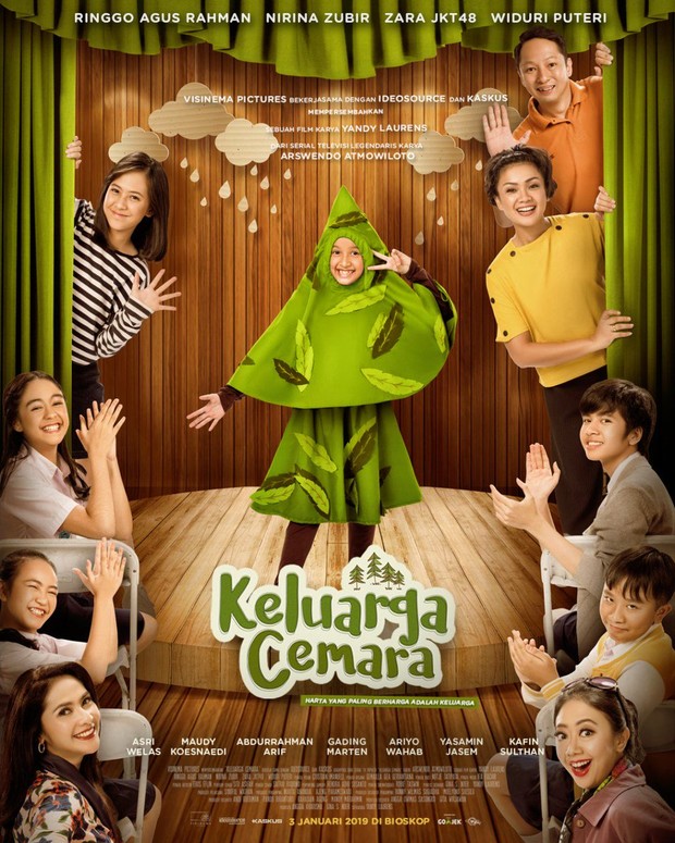 Film sedih Indonesia tentang keluarga, Keluarga Cemara (2018)/ Foto: Visinema