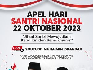 DPP PKB Peringati Hari Santri di Magelang Besok, Anies-Cak Imin Bakal Hadir