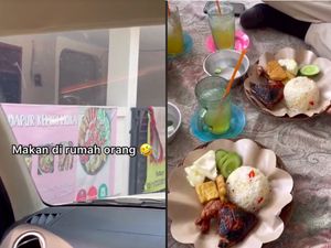 Biasa Pesan Ayam Bakar Online, Pria Ini Kaget Ketika Makan Langsung di Warungnya