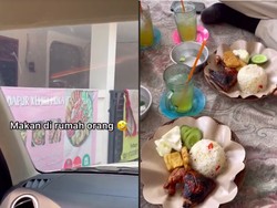 Biasa Pesan Ayam Bakar Online, Pria Ini Kaget Ketika Makan Langsung di Warungnya