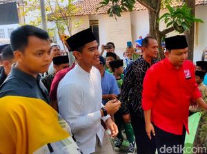 Sambangi Ponpes Gedongan Cirebon, Kaesang Ajak Santri Gunakan Hak Suara