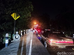 Lalin Jalan Jogja-Wonosari Patuk Malam Ini, Truk Mogok Sempat Bikin Macet