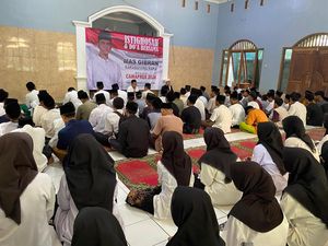 Ratusan Santri Gelar Doa Bersama untuk Dukung Gibran