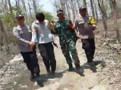 Dicurigai Membakar Hutan, 2 Pria Ditangkap di Desa Krakitan Klaten