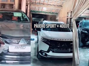 Viral Rumah Kayu Simpan 3 Pajero Sport, Begini Penampakannya