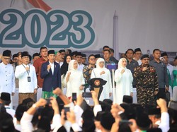 Apel Hari Santri 2023, Jokowi Puji Kiprah Santri Sejak Kemerdekaan