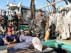 KKP Amankan 6 Kapal Maling Ikan di Selat Malaka dan Laut Sulawesi