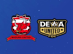 Hasil Liga 1: Madura United Dibantai Dewa United 1-4